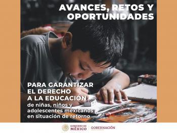 Artículo “Avances, retos y oportunidades para garantizar el derecho a la educación"