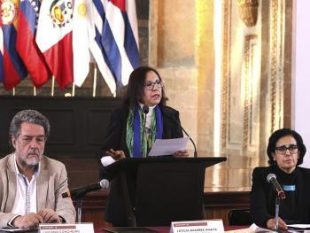 Autoridades educativas deben trabajar en colectivo para beneficio del sector: Leticia Ramírez Amaya