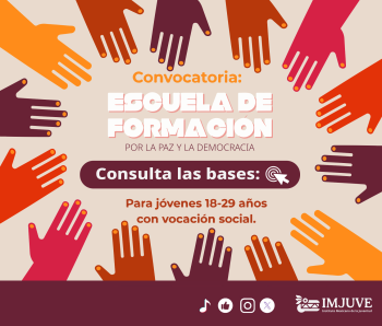 Convocatoria Escuela de Formación por la Paz y la Democracia
