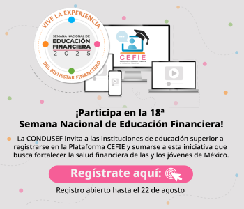 Plataforma de Conferencias de Educación Financiera en Instituciones Educativas (CEFIE) 