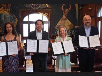 Firma Mario Delgado acuerdo educativo con Francia, para fortalecer la formación técnica, innovación y movilidad internacional