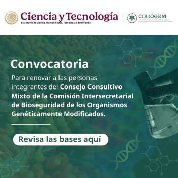 Convocatoria para renovar a las personas integrantes del CCM-CIBIOGEM